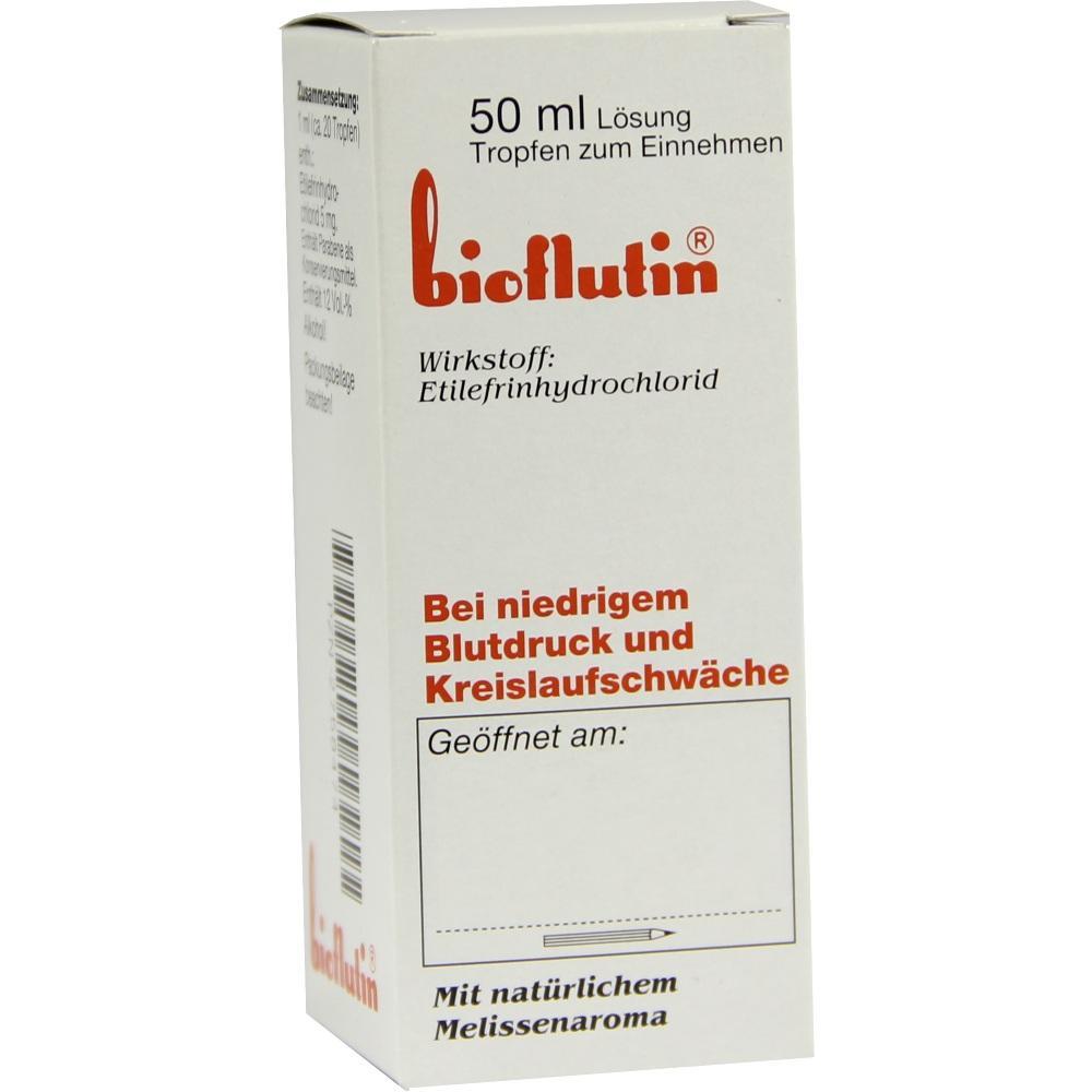 Verpackung einer Lösung gegen niedrigen Blutdruck mit Melissenaroma.